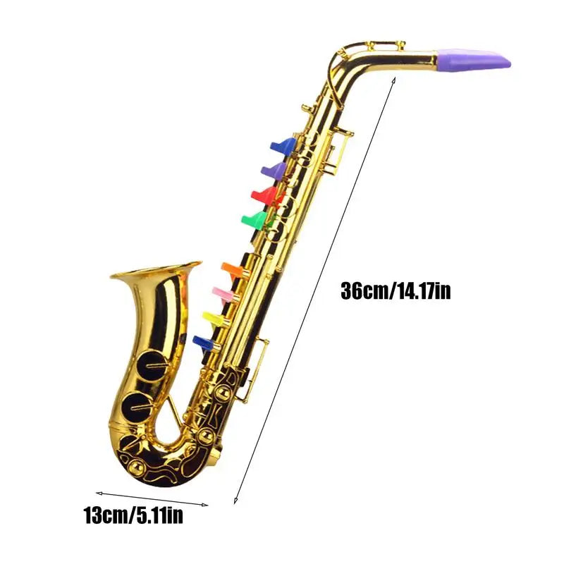Toy Horn Instrument Saxophone Model Toy Musical Toy Saxophone