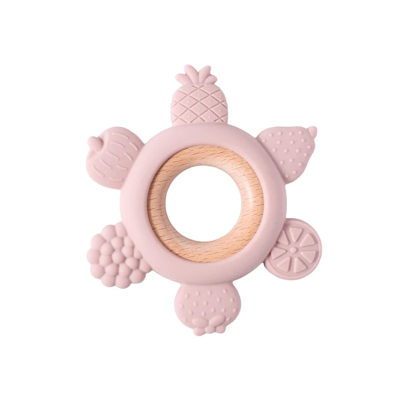 1pc Baby Aircraft Toys Food Grade Silicone Bus Truck