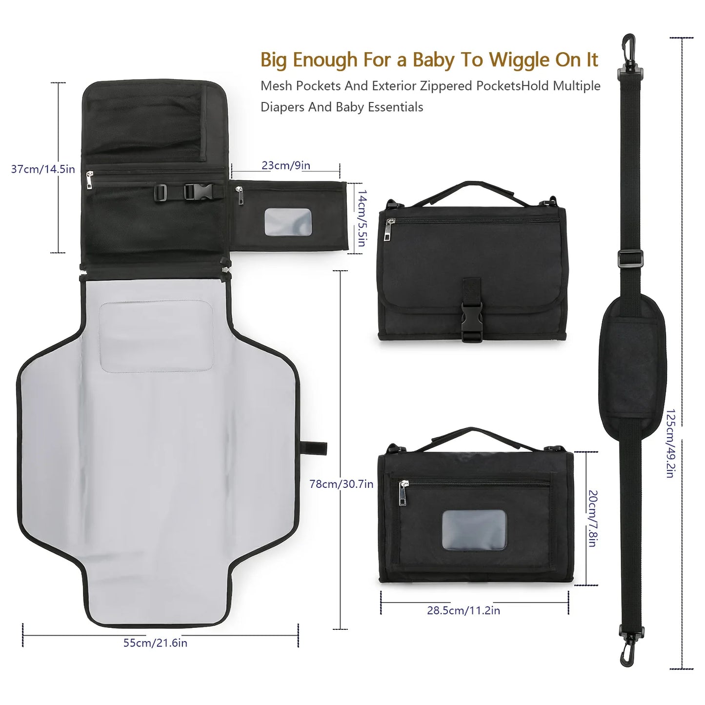 3 in 1 Baby Diaper Pad Waterproof