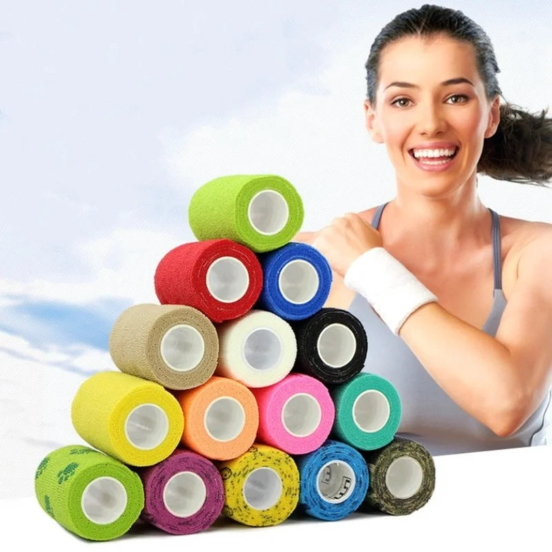 1Pcs Waterproof Medical Therapy Self Adhesive Bandage 2.5-10cm