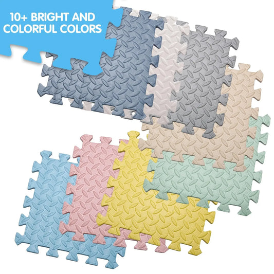 4-20Pcs Colorful Eva Foam Puzzle Mat for Baby Anti-Slip Gym Floor