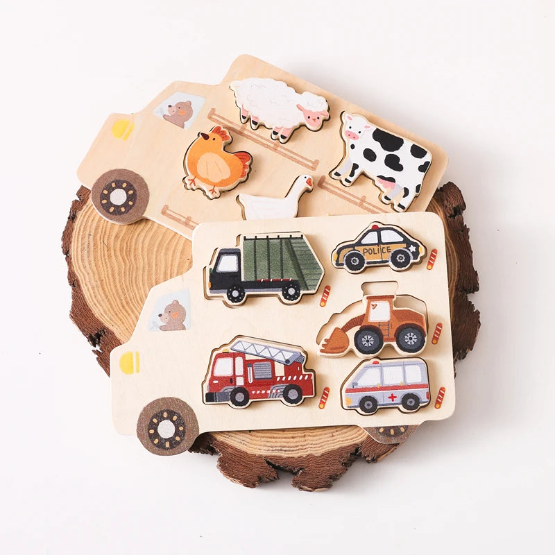 Wooden Puzzle Montessori Toys