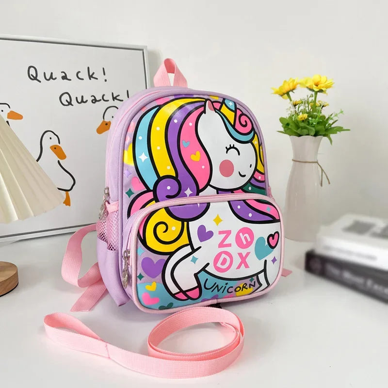 Children Fashion Small Police Car Schoolbag Boys Girls Trend Backpack Kindergarten Snack Backpack