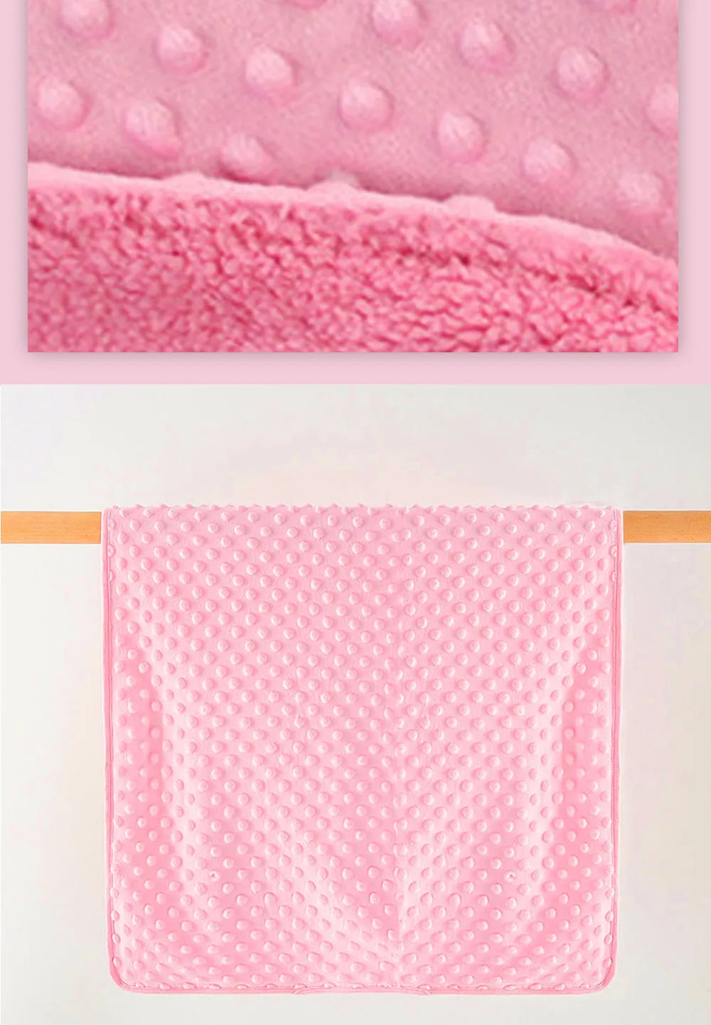 Baby Blanket & Swaddling Newborn Thermal Soft Fleece